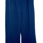 Abercrombie & Fitch  Blue High Waisted Pleated Wide Leg Dress Trousers Size 25 0 Photo 0