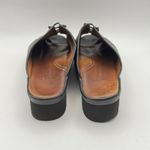 L'amour des Pieds Women's US Size 9 M Arienne Black Leather Wedge Slides Shoes Photo 4