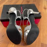 Touch of Nina  Silver Glitter Strappy Heels Size 11 Bridesmaid Prom Wedding New Photo 5