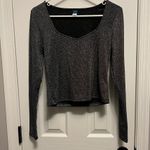 Old Navy  Black & Silver Sparkly Croptop. Medium. Great clubbing or New Years Top Photo 0