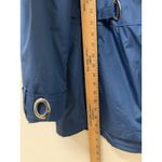 Susan Graver  Women’s Jacket Water Resistant Zip-Front Grommet Trim Blue Size M Photo 10
