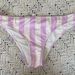 Solid & Striped Elle Striped Purple Bikini Bottoms Belt Loops (Medium) Photo 0