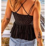 Black Lacey Tank Photo 2