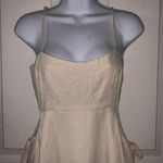 1. State Oatmeal Cut Out Tie Detail Sleeveless Scoop Neck Mini Dress Sz Med NWOT Photo 7