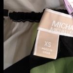 Michael Kors MICHAEL Lime Green Abstract Print Blouse Photo 7