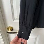 J.Crew Tie-Neck Black Top Size 22 Photo 7