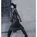 ZARA NWT  METALLIC THREAD KNIT DRESS Photo 3