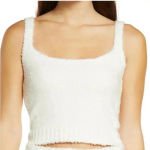 SKIMS Cozy Knit Off White Tank Top Size S / M Photo 0