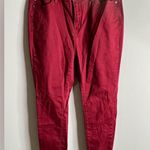 Judy Blue skinny fit red jeans size 13/31 Photo 6