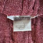 Vintage Y2K Le Tigre Burgundy Wool Blend Cable Knit V Photo 7
