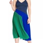 Target Cushnie For Navy Blue And Green Midi Dress Photo 1