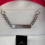 White House | Black Market Women's Sz 12 White Tailored Two Button Studio Blazer Photo 9