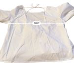 J.Crew Tie-Back Long Sleeve Top in White Stretch Cotton Poplin Blend Sz 8 NEW Photo 8