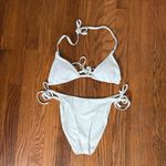 ANDIE String Bikini Set Ribbed White size S NWT/NWOT Classic Minimalist Photo 1