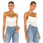 NBD  Cream Nude Corset Bustier Top‎ Size Small Photo 1