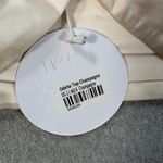 Princess Polly Odette Satin Crop Top Halter Women's 2 Champagne New Photo 2