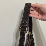 The Sak Y2K Chocolate Brown Leather Shoulder Bag 2000s VTG Fall Faux Photo 4