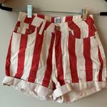 BDG Striped High Waisted Mom Shorts Photo 1