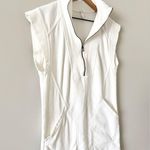 Daily Practice Anthropologie Meru Zip Front Mini Dress in White Photo 4
