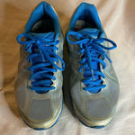 Nike  Blue and Gray Athletic Shoes Photo 0