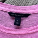 Banana Republic Women's Pink Short Sleeve 100% Linen Top Size S Photo 4