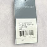 Donna Ricco NEW Donna Ricco Dress Womens Metallic 14 Twist Front Midi Party Cocktail Photo 6