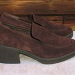 Hush Puppies Vintage Brown Heeled Loafers Photo 0