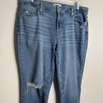 Paige  Brigitte‎ Jeans Distressed Size 31 Light Blue Wash Photo 4