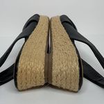 G.H. BASS & Co. Black Wedge Sandals Size 6.5 Photo 8