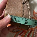 GC womens size 38 (7.5) wedge sandals bronze slip on summer causal church buckle Brown Photo 6