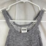 Victoria’s Secret PINK Gray Slouchy Sheer Tank Top Sweater Sequin Heart Size M Size M Photo 9