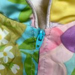 Size S//Vintage 60s Neiman Marcus Nylon Floral Housedress Robe Green Photo 4