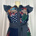 CQ by CQ  Short Ruffle Sleeve Semi-Sheer Dress (655) Photo 5