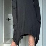 Michael Lauren  Black High-Lo Pocket Dress Size Small NWOT Photo 1