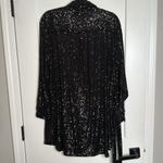 Gianni Bini NWT Gianni‎ Bini Noelle Sequin Black Shirt/Dress - Medium Photo 5