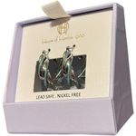 House of Harlow  Earrings Silver & Teal NWT Photo 2