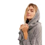 Free People Free People Beach Women's Erica Hoodie Gray Sz M Photo 2