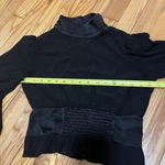 Ba&sh  Noveo‎ Blouson Sleeve Smocked Top In Black Size XS Photo 10