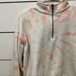 American Eagle  Pastel Tie Dye Quarterzip Photo 4