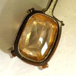 Vintage rhinestone pendant necklace Photo 9