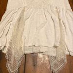Coco + Jaimeson  Cream Blouse with Lace Accents, Size L Photo 1
