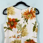 Premise Studio  Women's Floral Linen Blend Sleeveless Sheath Dress Size 8 Photo 3