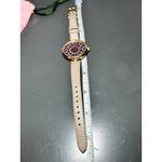 Kate Spade Kate‎ Spade Holland Mandala Watch Gold Pink Crystals Leather Strap Womens Analog Photo 7