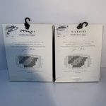 Natori  Marylin Sheer Tights Nude Black Size S Floral Detail Set of 2 Photo 6