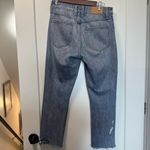 Tularosa  Revolve Hailey Straight Jean Distressed Krabi Blue High Waist Rise 26‎ Photo 3