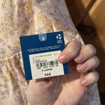 Arizona Jeans Arizona jean Co peach floral ruffle sleeve mini dress NWT Photo 2