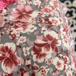 Floral Tiered Maxi Skirt High Waist Pink Photo 1