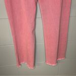 POL Pink Pearl Jeans High-Rise Distressed Hem 100% Cotton Jeans Size Medium Photo 8