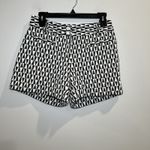 Anthropologie Cartonnier Neda Shorts For Women Size 2 Black And White Photo 2
