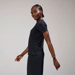 FIGS Sona FORMx Slim V-Neck Scrub Top in Navy, Size Small Photo 4